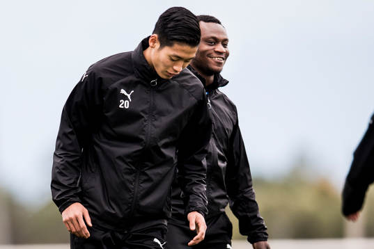 Kosuke Kinoshita och Andre Ntambue