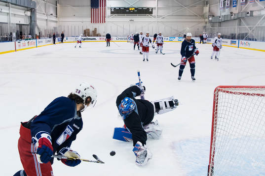 Mats Zuccarello och Henrik Lundqvist