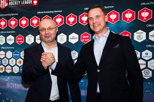 Sparta Prags tränare Jiri Kalous och Frölundas tränare