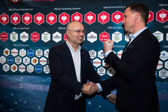 Sparta Prags tränare Jiri Kalous och Frölundas tränare