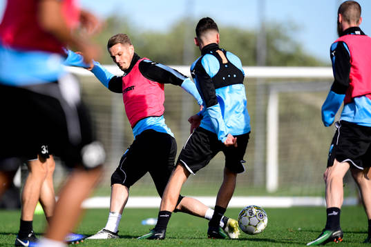 Malmö FFs Markus Rosenberg och Erdal Rakip