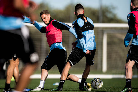 Markus Rosenberg och Erdal Rakip