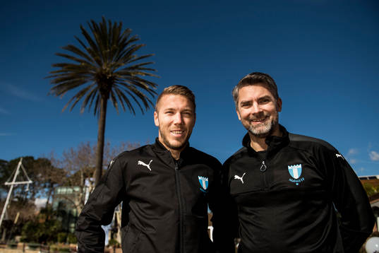 Anton Tinnerholm och VD Niclas Carlnén