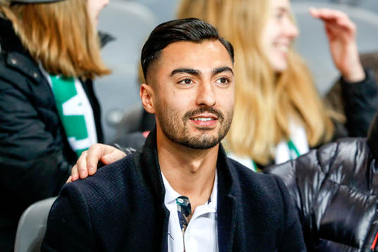Hammarbys nyförvärv Jiloan Hamad på läktaren