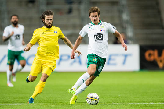 HJK Helsingfors Lucas Kaufmann jagar Hammarbys Leo Bengtsson