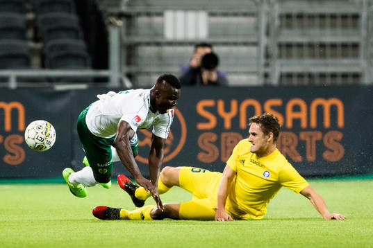 Hammarbys Joseph Aidoo bjuds går omkull