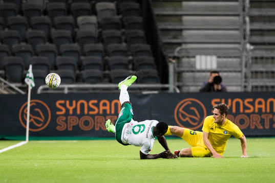 Hammarbys Joseph Aidoo bjuds går omkull