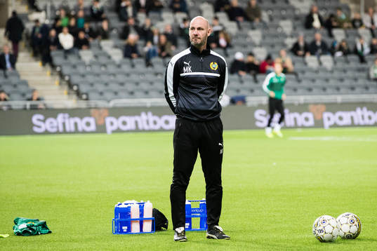 Hammarbys medicinskt ansvarige Mikael Klotz innan
