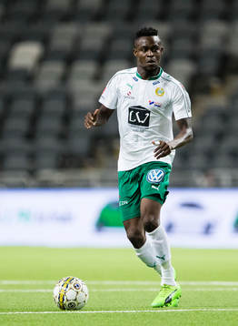 Hammarbys Gershon Koffie med bollen