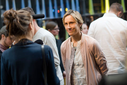 Maria Rooth, ishockey, blir intervjuad