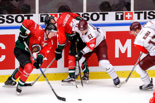 Frölundas Christoffer Ehn och Simon Hjalmarsson och Sparta