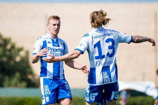 Sebastian Ohlsson kramar om Elias Mar Omarsson som gjort 2-2