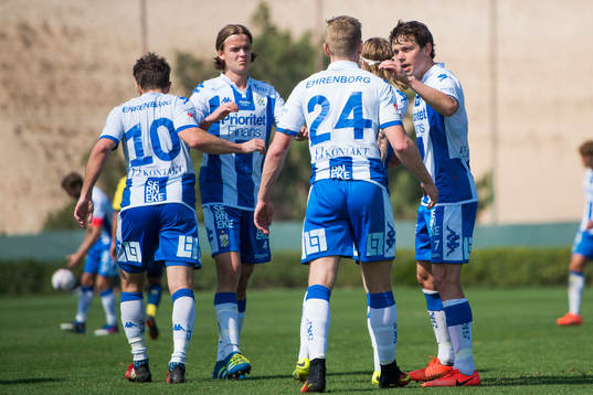 IFK Göteborgs Tobias Hysén, August Erlingmark, Sebastian