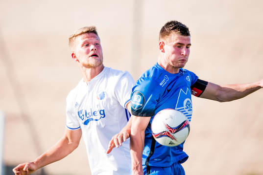 FC Köpenhamns Andreas Cornelius och Moldes Ottar Magnus