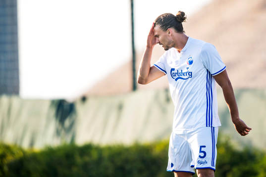 FC Köpenhamns Erik Johansson deppar