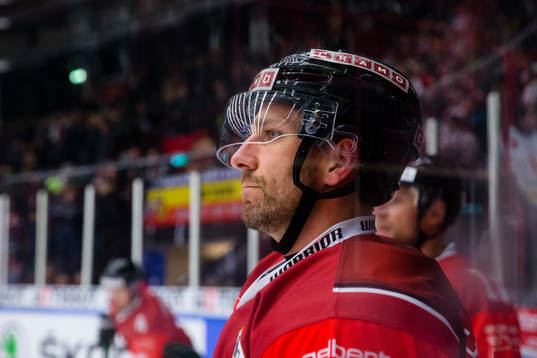 Frölundas Joel Lundqvist innan finalen i CHL mellan