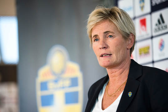 Sveriges assisterande förbundskapten Lilie Persson