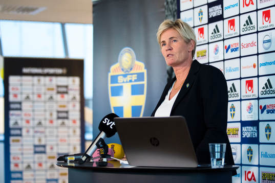 Sveriges assisterande förbundskapten Lilie Persson