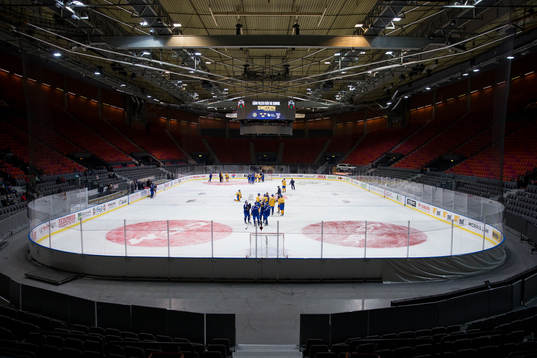 Interiör vu över Scandinavium