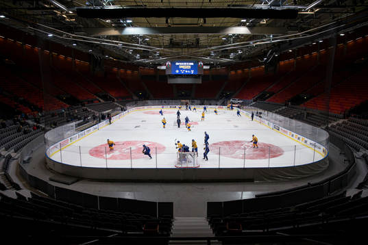 Interiör vy över Scandinavium