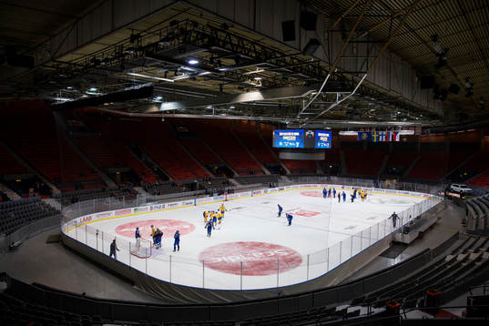 Interiör vy över Scandinavium