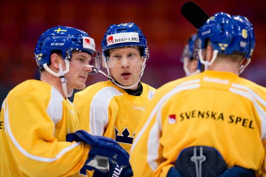 Sveriges Patrik Zackrisson, Richard Gynge och Oscar