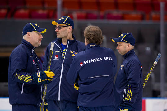 Sveriges förbundskapten Rikard Grönborg, assisterande