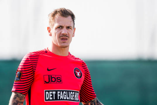 Midtjyllands målvakt Johan Dahlin
