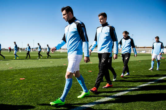 Malmö FFs Behrang Safari, Alexander Jeremejeff och Pawel