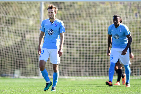 Malmö FFs Malmö FFs Magnus Wolff Eikrem och Felipe