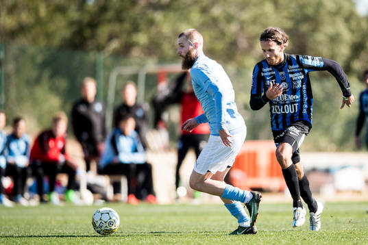 Malmö FFs Jo Inge Berget och Sirius Johan Eiswohld