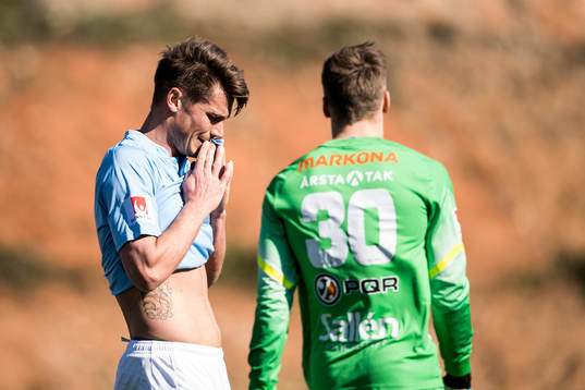 Malmö FFs Markus Rosenberg deppar