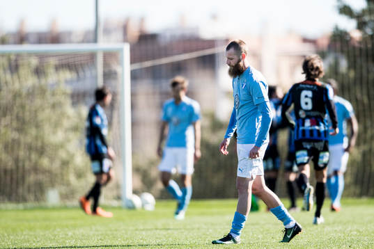 Malmö FFs Jo Inge Berget deppar