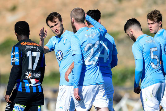 Malmö FFs Magnus Wolff Eikrem jublar
