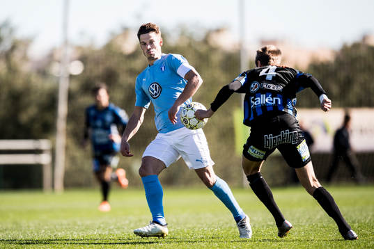 Malmö FFs Markus Rosenberg och Sirius Oscar Pehrsson