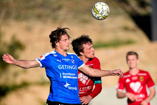 Halmstads Fredrik Liverstam och Östersunds Bobo Sollander