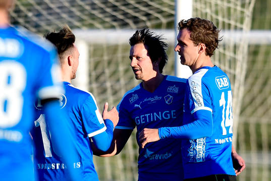Halmstads Alexander Henningsson,Sead Haksabanovic och