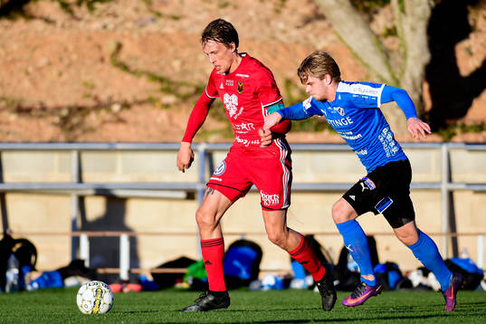Östersunds Bobo Sollander Jansson och Halmstads Marcus