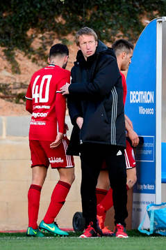Östersunds tränare Graham Potter och Christian Marquez