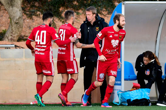Östersunds tränare Graham Potter och Christian Marquez