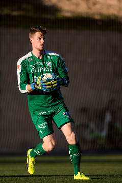 Halmstads målvakt Malkolm Nilsson