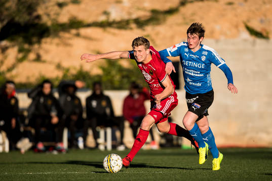 Östersunds Ludvig Fritzon och Halmstads Jonathan Svedberg