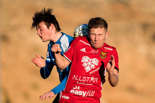 Halmstads Jonathan Svedberg och Östersunds Darijan Bojanic