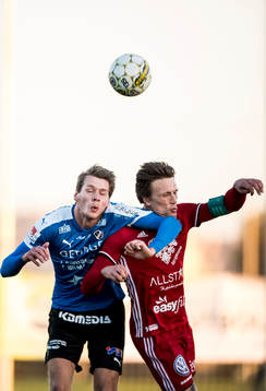 Halmstads Marcus Johansson och Östersunds Bobo Sollander