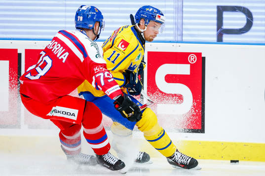 Tjeckiens Tomas Zohorna och Sveriges Alexander Johansson