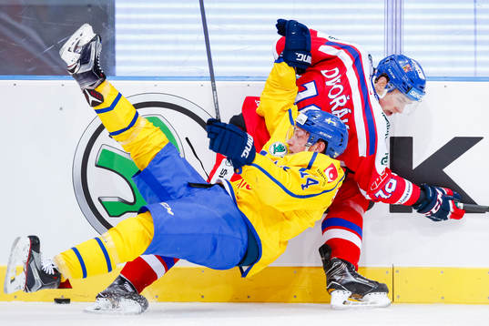 Sveriges Richard Gynge och Tjeckiens Tomas Zohorna