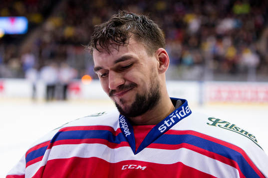 Tjeckiens målvakt Jakub Kovar deppar