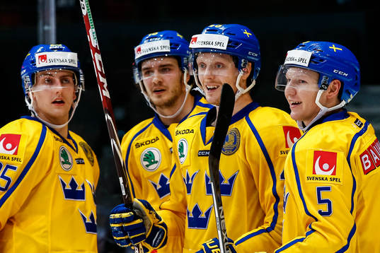 Sveriges Philip Holm , Carl Klingberg och Andreas Borgman