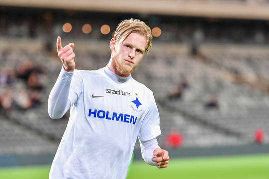Norrköpings Karl Holmberg jublar