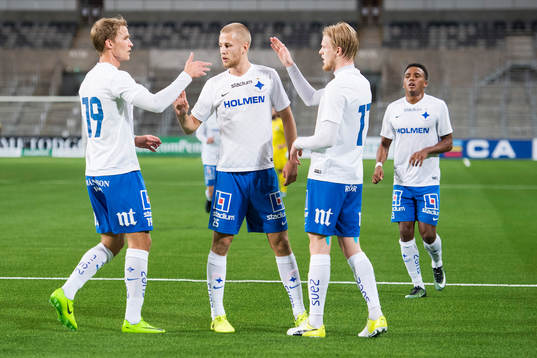 Norrköpings Sebastian Andersson, Filip Dagerstål och Karl